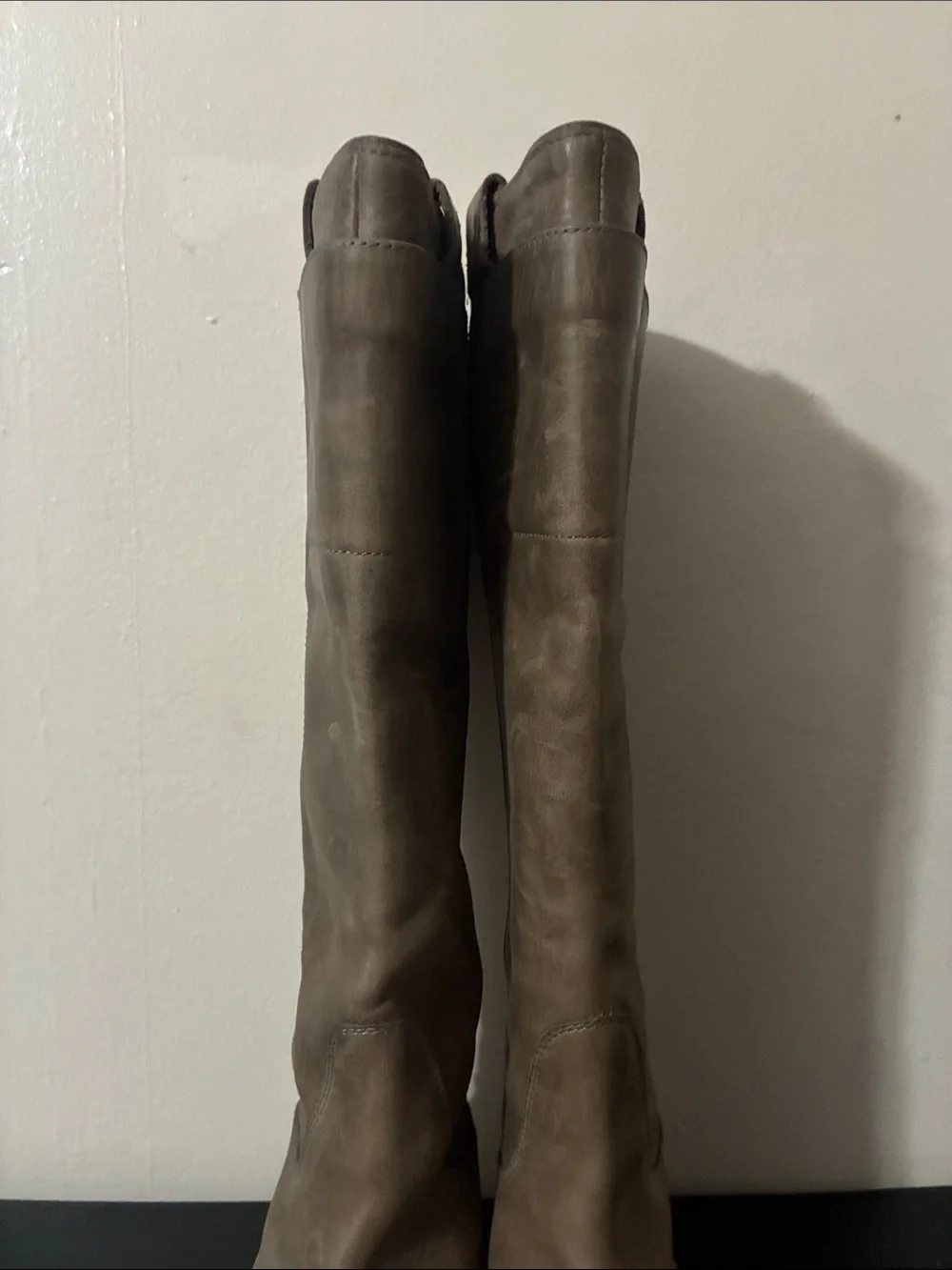 Frye Paige Tall Riding Boot featuring a distinct women’s size 6.5